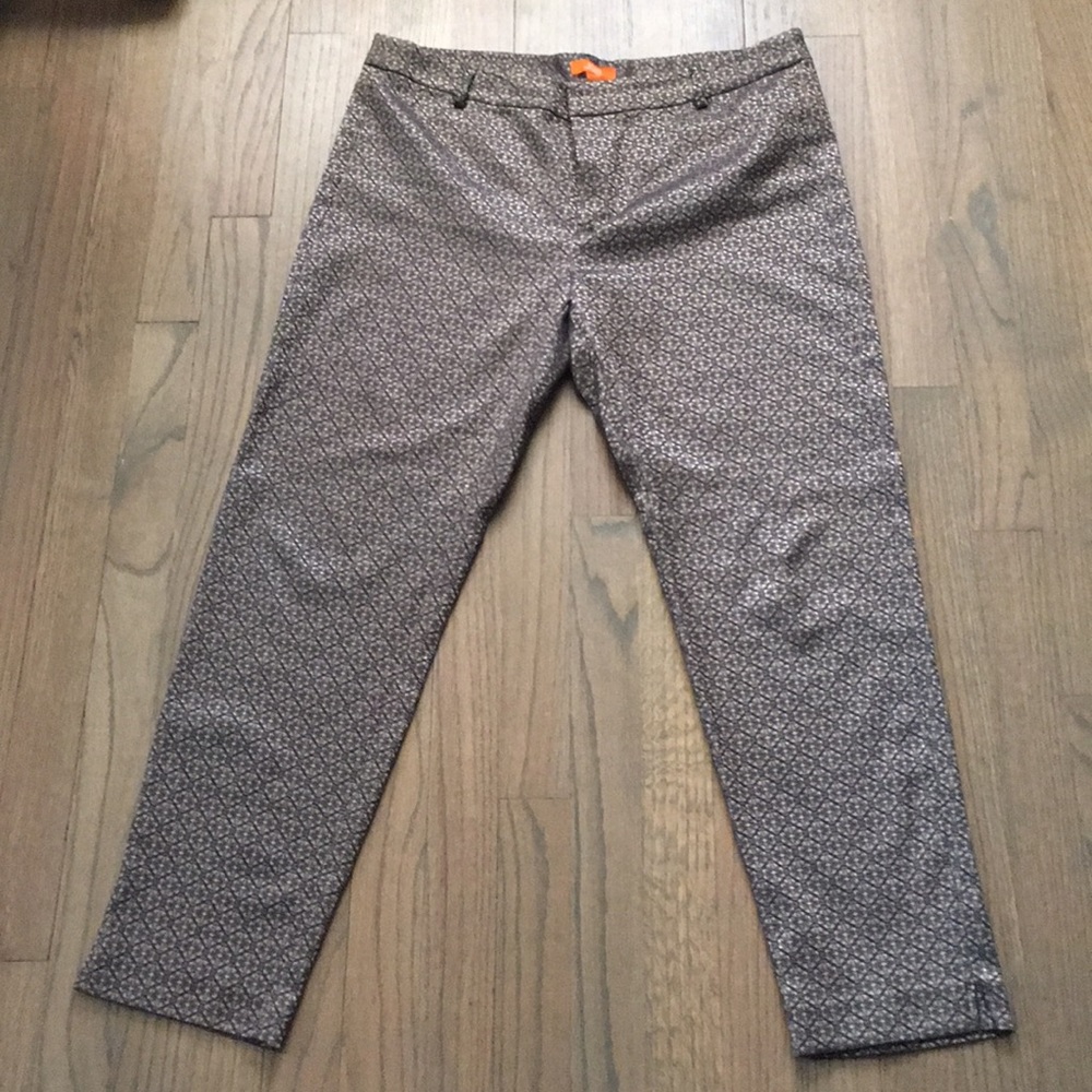 Joe Fresh Golden Black Print Capri